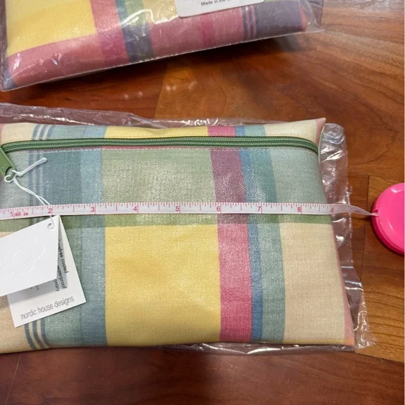 Nordic House designs NYC lined cosmetic bags-lot of 2 - Picture 6 of 8